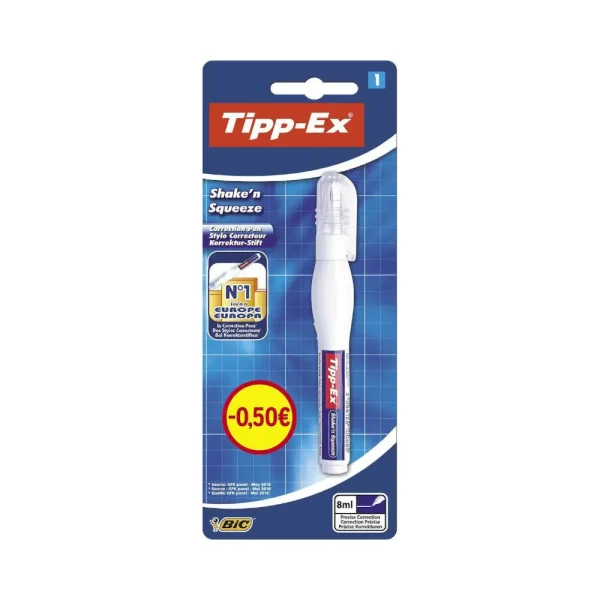 Bic Διορθωτικό Στυλό Shake N Squeeze 8ml - 8024222