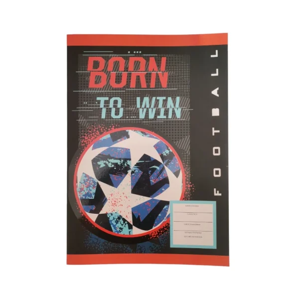 Must Born To Win Football Τετράδιο Α4 40 Φύλλα - 585205