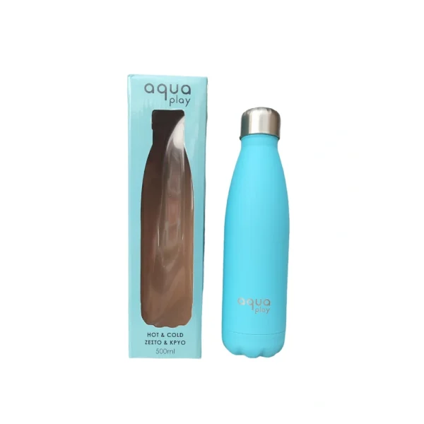 Aqua Play Παγούρι Θερμός 500ml Γαλάζιο