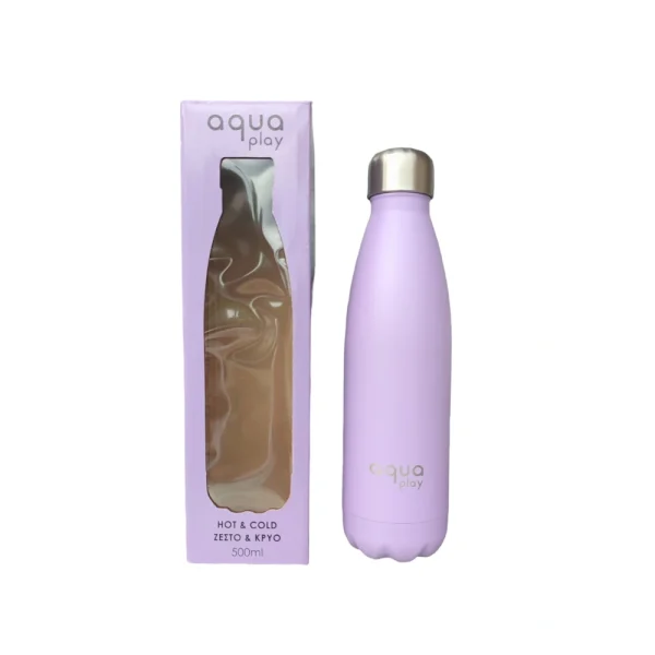 Aqua Play Παγούρι Θερμός 500ml Μωβ