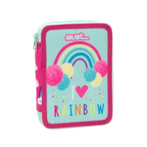 Must Κασετίνα Διπλή Γεμάτη Rainbow - 585082