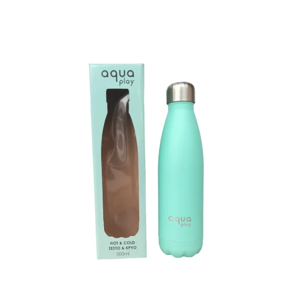 Aqua Play Παγούρι Θερμός 500ml Πράσινο