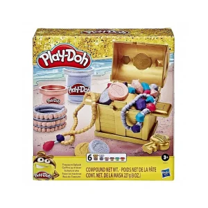 Hasbro Play-Doh Treasure Splash Με 6 Πλαστελίνες