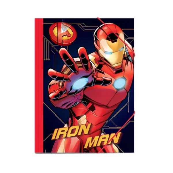 Διακάκης Marvel Avengers Iron Man Φάκελος Με Λάστιχο 25x35 - 506252