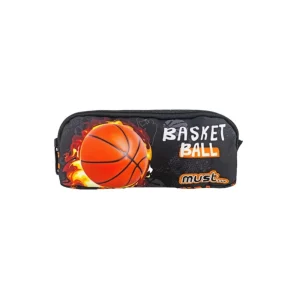 Must Basketball Κασετίνα 2 Φερμουάρ 21X6X9cm - 585566