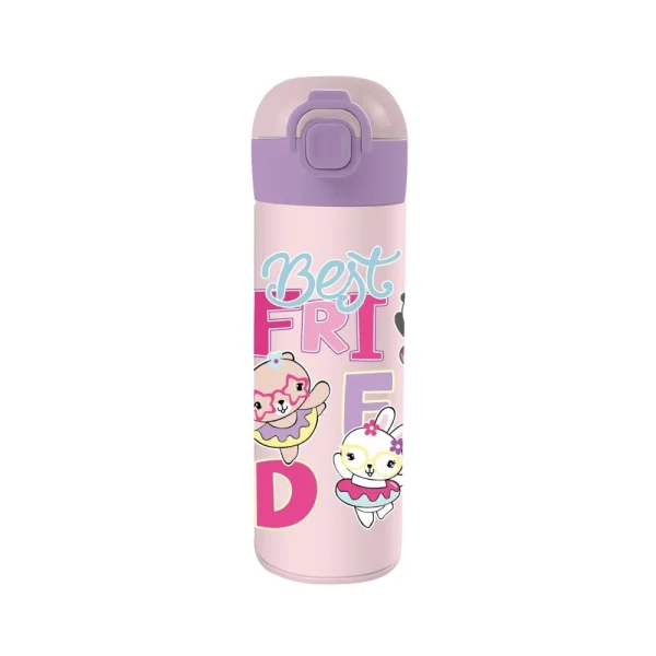Must BFF Παγούρι Ανοξείδωτο Θερμός 500ml Με Καλαμάκι - 585692