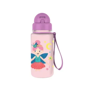 Must Happy Fairy Παγούρι Πλαστικό 400ml Με Καλαμάκι - 585681