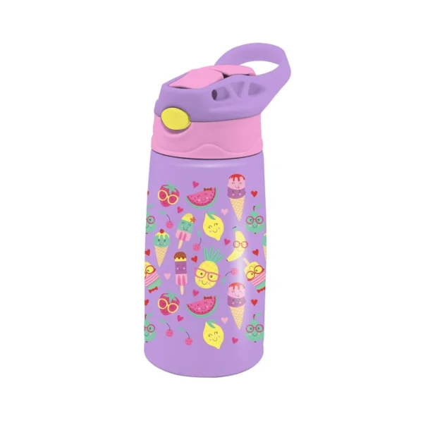 Must Sweets Παγούρι Ανοξείδωτο Θερμός 400ml Με Καλαμάκι - 585693