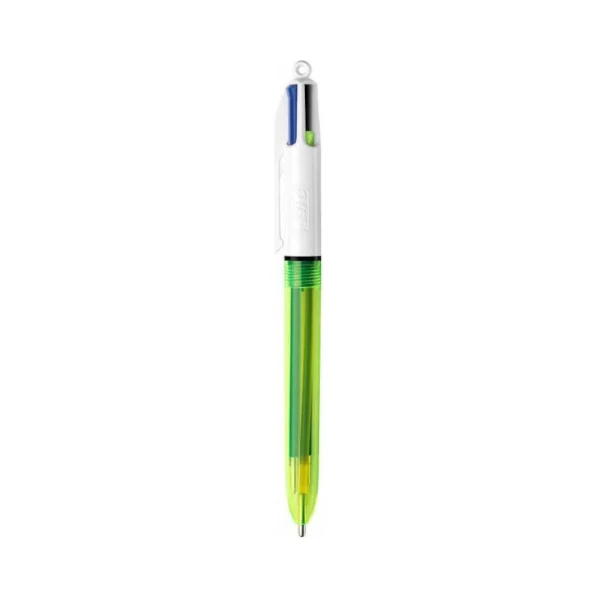 Bic 4 Colours Fluo Στυλό Με 4 Χρώματα