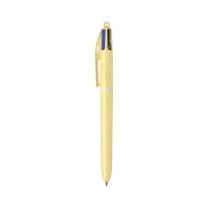 Bic 4 Colours Pastel Στυλό Με 4 Χρώματα Κίτρινο