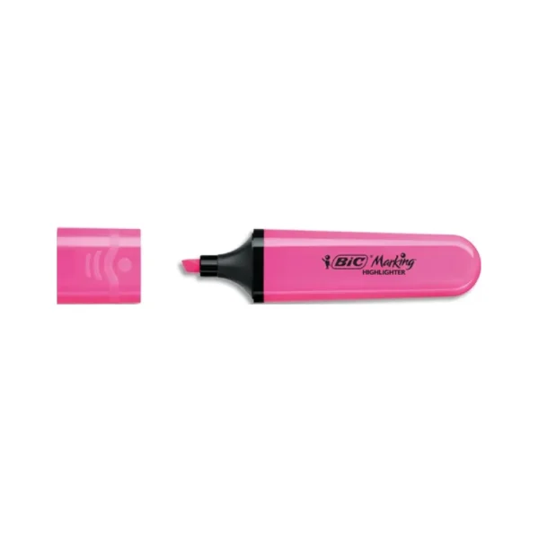 Bic Marking Highlighter Μαρκαδόρος Υπογράμμισης Ροζ