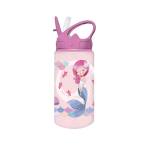 Must Mermaid Vibes Παγούρι Παιδικό Αλουμινίου 500ml Με Καλαμάκι - 585689