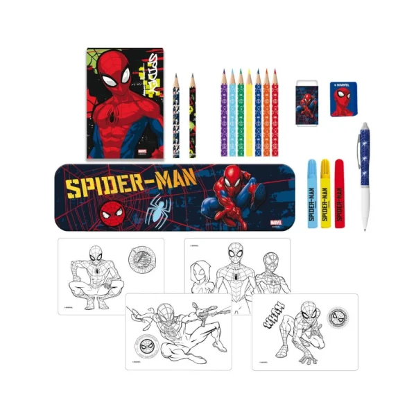 Marvel Spiderman Σετ Χρωματισμού Με Κασετίνα 25 Τεμάχια - 508350 - Image 2