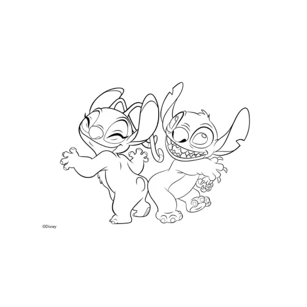 Διακάκης Lilo & Stitch Μπλοκ Ζωγραφικής 23x33cm 40 Φύλλα - 564982