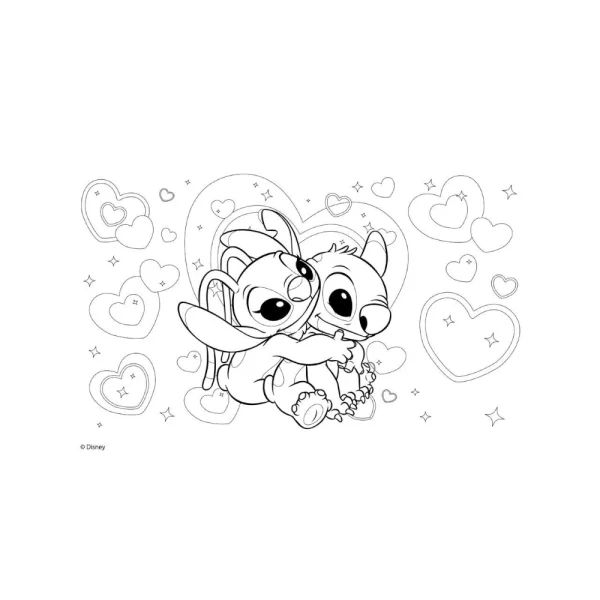 Διακάκης Lilo & Stitch Μπλοκ Ζωγραφικής 23x33cm 40 Φύλλα - 564983