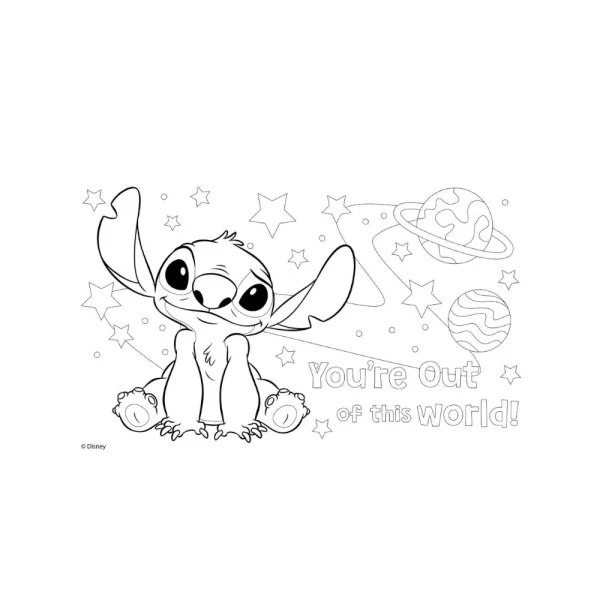 Διακάκης Lilo & Stitch Μπλοκ Ζωγραφικής 23x33cm 40 Φύλλα - 564983