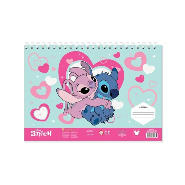 Διακάκης Lilo & Stitch Μπλοκ Ζωγραφικής 23x33cm 40 Φύλλα - 564983