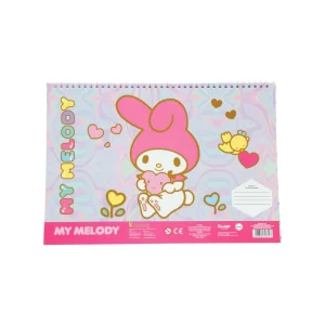 Διακάκης My Melody Μπλοκ Ζωγραφικής 23x33cm 40 Φύλλα - 490141