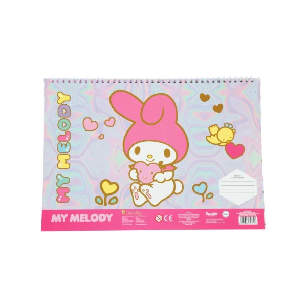 Διακάκης My Melody Μπλοκ Ζωγραφικής 23x33cm 40 Φύλλα - 490141