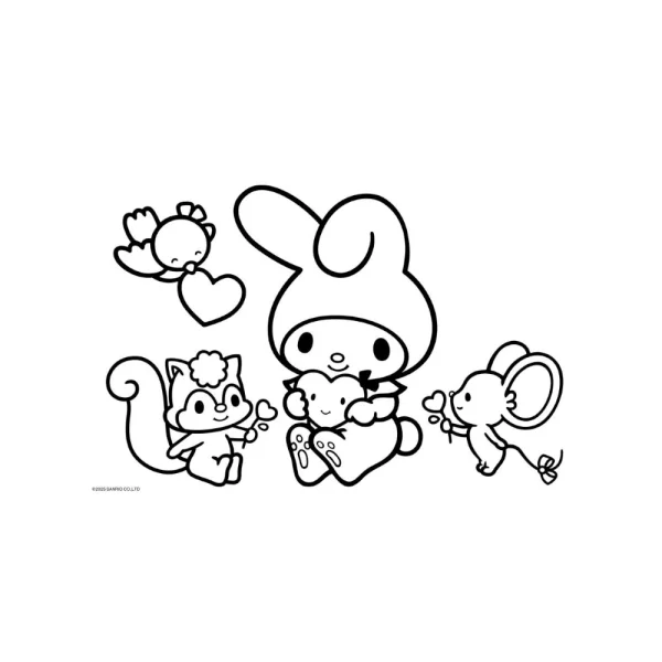 Διακάκης My Melody Μπλοκ Ζωγραφικής 23x33cm 40 Φύλλα - 490141