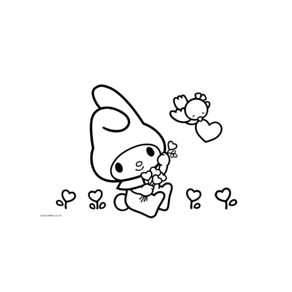 Διακάκης My Melody Μπλοκ Ζωγραφικής 23x33cm 40 Φύλλα - 490141