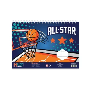 Must Team Αγόρι Μπλοκ Ζωγραφικής 23x33cm 40 Φύλλα - 586616