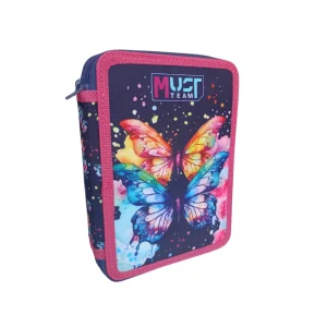 Must Team Κασετίνα Διπλή Γεμάτη Butterfly - 586319