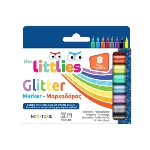 The Littlies Μαρκαδόροι Glitter 8 Χρώματα - 646529