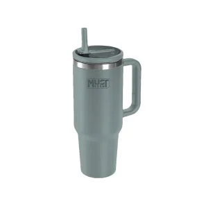 Must Team Ποτήρι θερμός Ανοξείδωτο Με Καλαμάκι 1200mL Πράσινο - 586642